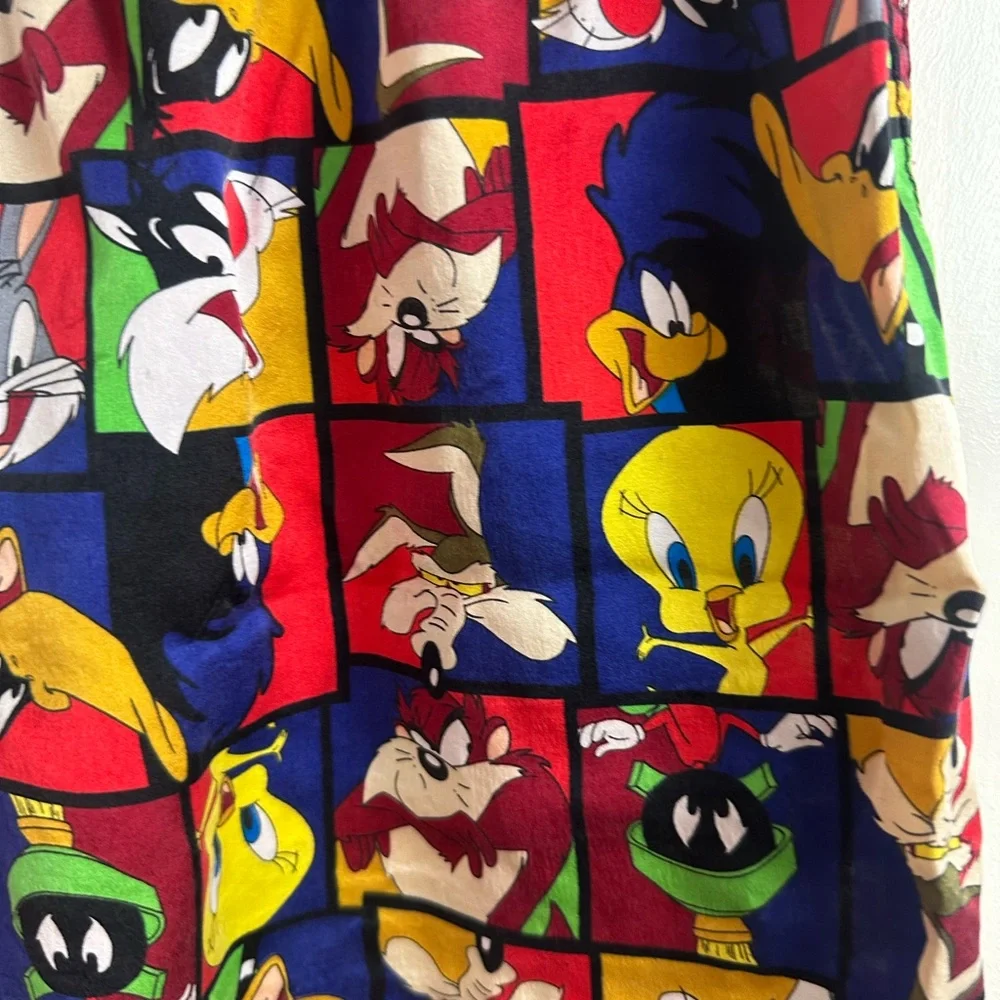 Looney Tunes‎ Mania Vintage 1996 100% Silk Lightweight Boxers Shorts *Flaw* L
